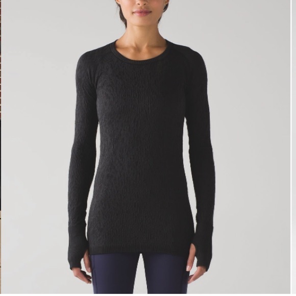 Lululemon Athletica Rest less Pullover Black / Black (First Release)